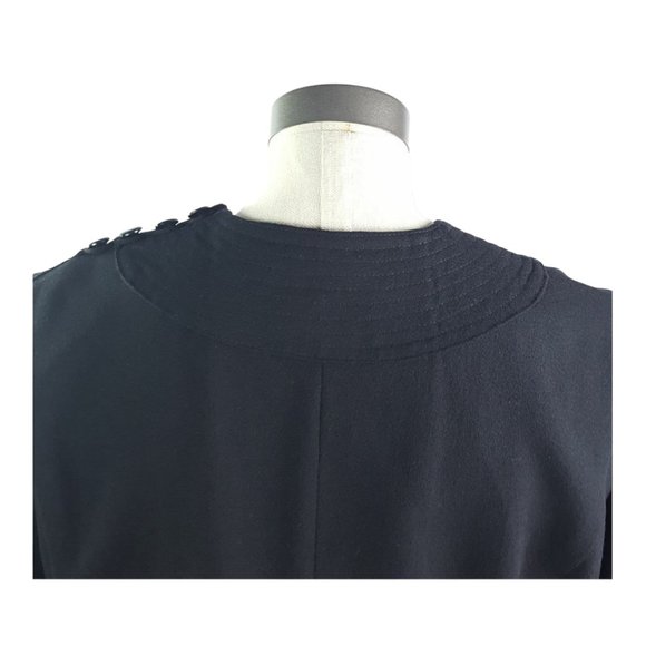 Paddye Mann Clothing (Pakenham) Black Long Sleeve Dress Made in Ontario Canada - Picture 7 of 13